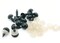 8mm Black Plastic Safety Eyes with Washers – 10+ Pairs for Stuffed Animals, Crochet Amigurumi, Teddy Bears & Doll Making – Non-Toxic Craft Supplies